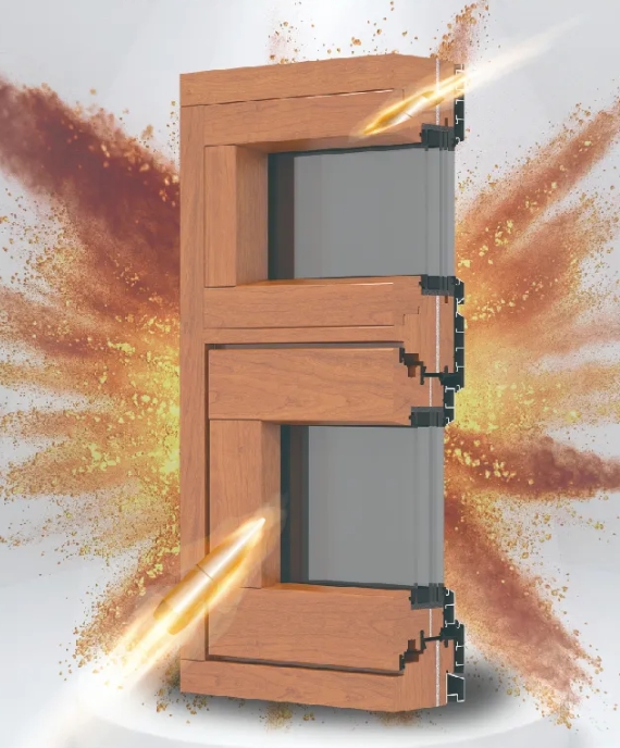 新品來(lái)襲|AW116-TSIW系列，安全守護(hù) 遠(yuǎn)離威脅 鋁包木防彈內(nèi)開(kāi)內(nèi)倒窗