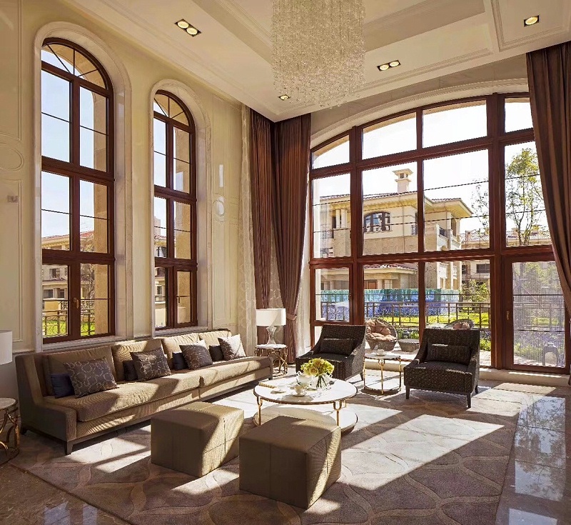 隔音鋁包木門窗展示