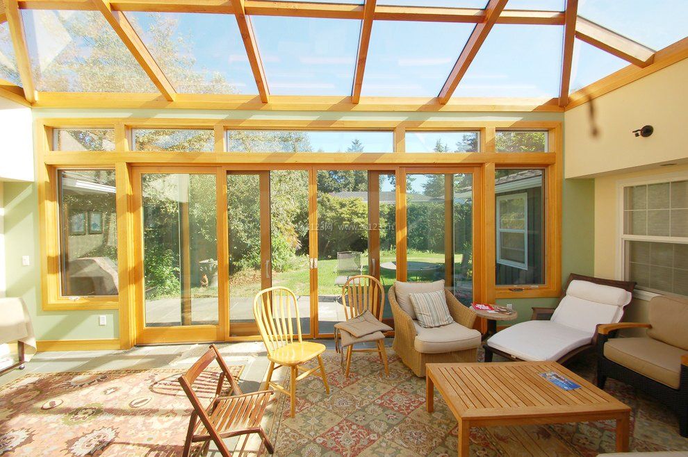 節能鋁包木陽光房