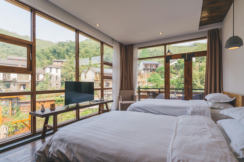 鋁包木門窗實拍