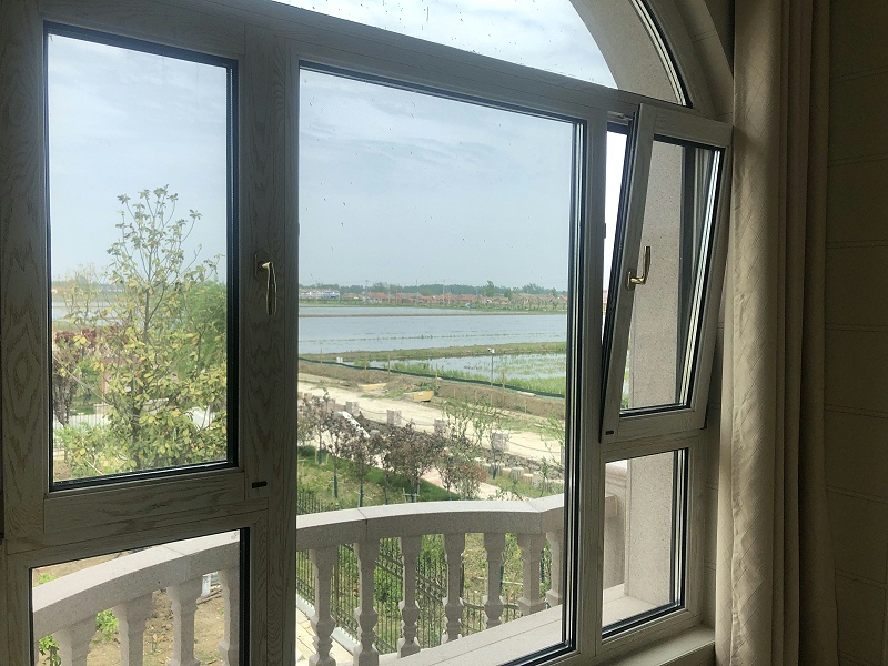 鋁包木門窗內倒展示