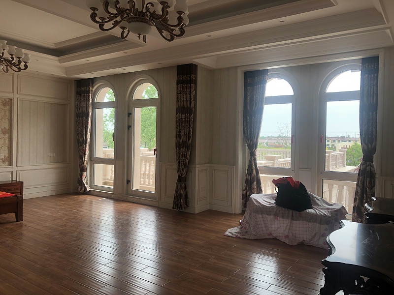 節能鋁包木門窗實拍