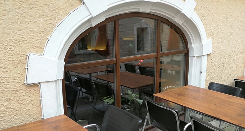 蘇州鋁包木門窗展示