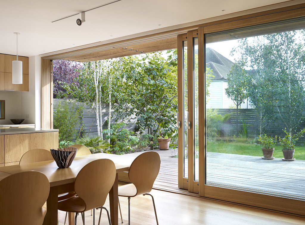 鋁包木提升推拉門